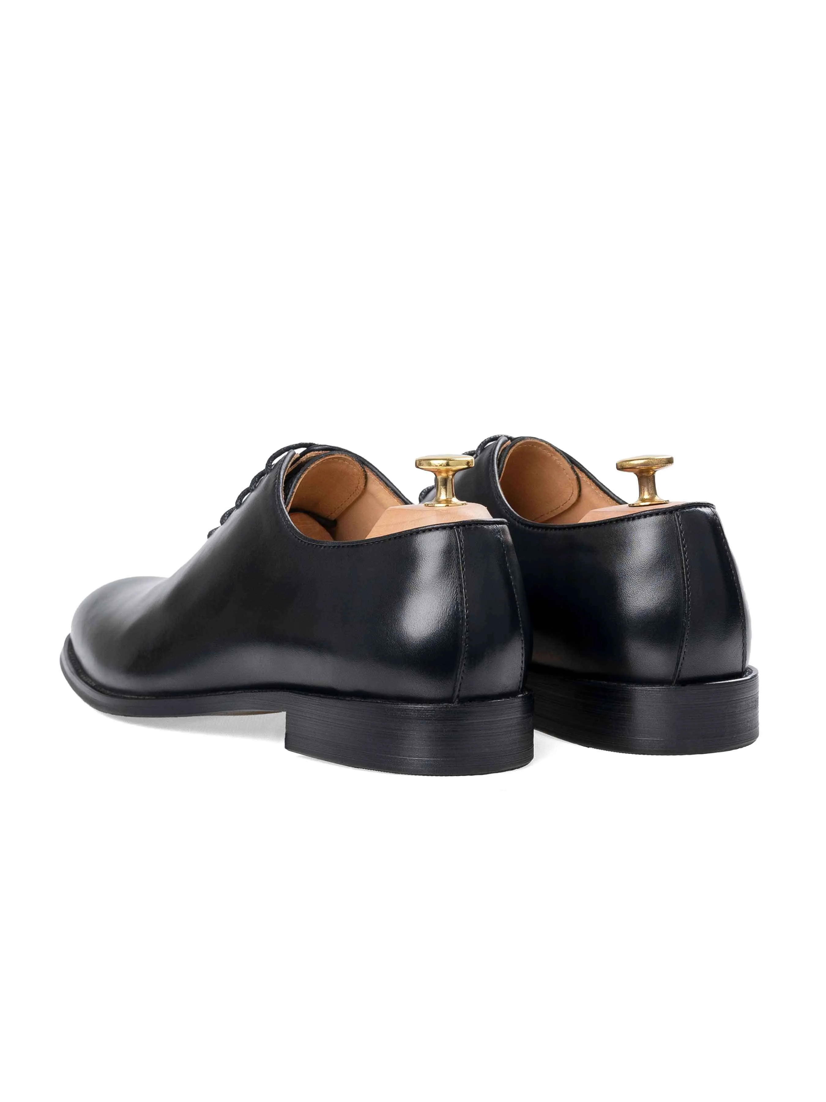 Wholecut Oxford - Black Lace up (Wide)